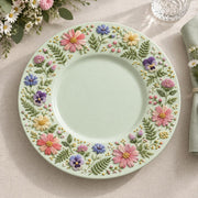 Easter Decorative Charger Plate – Mint Colourful Bloom Border - MintiHome
