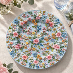 Easter Decorative Charger Plate – Blue Symmetric Garden Spray - MintiHome