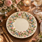 Easter Decorative Charger Plate – Cream Garden Border Ring - MintiHome