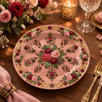 Daily Decorative Charger Plate – Rose Ground Bouquet - MintiHome