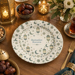 Ramadan Decorative Charger Plate – Blue Ramadan Kareem Lantern Ring - MintiHome