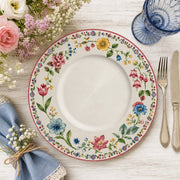 Watercolor Spring Floral Charger Plate | Pastel Garden Tableware - effect view 2