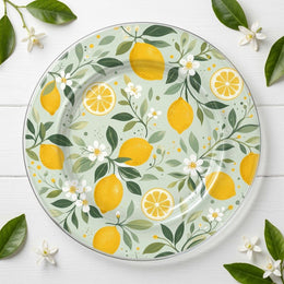 * Clear glass charger plate with an elegant beaded rim, showcasing a flat, top-down transparent design.