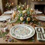Classic White Charger Plate – Elegant Table Decor for Weddings & Events - scene view 1