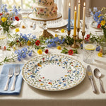 Gold Charger Plates for Dinner Table – Elegant Metallic Under Plates - scene view 1