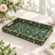 Valentine's Day Decorative Plastic Serving Tray – Forest Leaf Bloom - MintiHome
