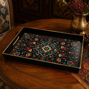 Eid al-Adha Damask Plastic Serving Tray – Islamic Floral - MintiHome