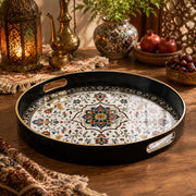 Eid al-Adha Mandala Plastic Serving Tray – Botanical Floral - MintiHome