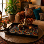 Eid al-Adha Mandala Plastic Serving Tray – Lotus Floral - MintiHome