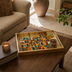 National Days Mosque Glass Tray – Geometric Pattern - MintiHome