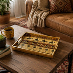 National Days Islamic Glass Tray – Camel Caravan Design - MintiHome