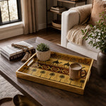 National Days Islamic Glass Tray – Camel Caravan Design - MintiHome