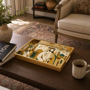 National Days Calligraphy Glass Tray – Mosque Silhouette - MintiHome
