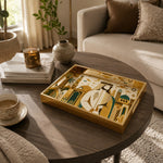 National Days Calligraphy Glass Tray – Mosque Silhouette - MintiHome