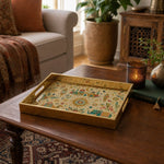 National Days Mandala Glass Tray – Elephant Centerpiece - MintiHome