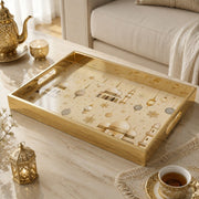 National Days Lantern Glass Tray – Mosque Skyline Art - MintiHome