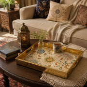 National Days Mandala Glass Tray – Stars and Crescent - MintiHome