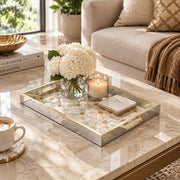 Daily Decorative Glass Serving Tray – Pearl Star Mosaic - MintiHome