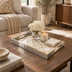 Daily Decorative Glass Serving Tray – Pearl Star Mosaic - MintiHome