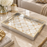 Daily Decorative Glass Serving Tray – Pearl Star Mosaic - MintiHome