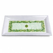 Ramadan Decorative Serving Tray – Cream Calligraphy Border Panel - MintiHome