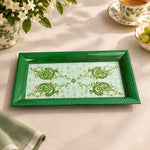 Ramadan Decorative Serving Tray – Mint Calligraphy Corner Symmetry - MintiHome