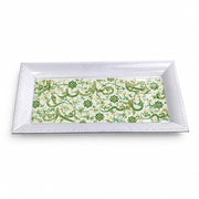 Ramadan Decorative Serving Tray – Cream Calligraphy Seamless Repeat - MintiHome