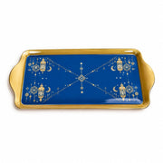 Ramadan Decorative Serving Tray – Cobalt Lantern Corner Symmetry - MintiHome
