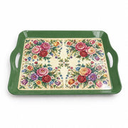 Daily Decorative Serving Tray – Cream Tapestry Corner Symmetry - MintiHome