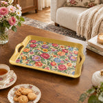 Daily Decorative Serving Tray – Cream Tapestry Seamless Repeat - MintiHome