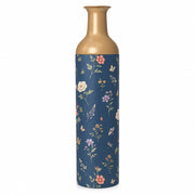 Sage Garden Metal Flower Vase – Navy Wildflower Meadow decorative metal vase shown in a product view.