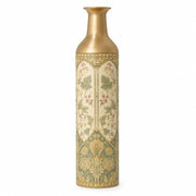Gilt Ogee Metal Flower Vase – Bleached Sand Gilt Sprig decorative metal vase shown in a product view.