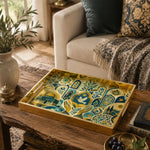 Peace Dome Glass Serving Tray – Doves Olive Branch - MintiHome