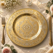 Ramadan Gold Filigree Decorative Plate – Mandala Medallion - MintiHome