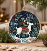 Christmas Nutcracker Ballet Blue Acrylic Hanging Wall Decor - MintiHome