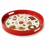 Christmas Cozy Winter Serving Tray - Mittens Cocoa - MintiHome