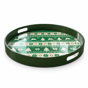 Christmas Decorative Serving Tray – Nordic Reindeer Bands - MintiHome