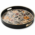 Gothic Halloween Plastic Serving Tray – Skull Bones Roses - MintiHome