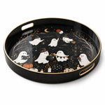 Halloween Cute Ghost Serving Tray – Spooky Tree and Star - MintiHome