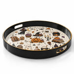 Halloween Mix Plastic Serving Tray – Pumpkin Skull Candle - MintiHome