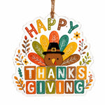 Happy Thanksgiving Turkey Acrylic Hanging Wall Decor – Letters - MintiHome
