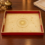 Ramadan Kareem Glass Serving Tray – Mandala Lanterns - MintiHome