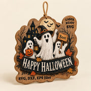 Welcome Witches MDF Wood Hanging Wall Decor – Black Cat Pumpkins - MintiHome