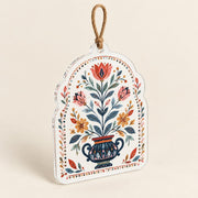 Christmas Rosemaling Snowflake Acrylic Wall Decor - Navy - MintiHome