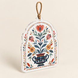 Christmas Joy Ornament Acrylic Wall Decor - Navy Snowflake - MintiHome