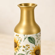 Sunflower Metal Flower Vase – Cream Sunflower Filler - MintiHome