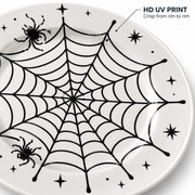 Halloween Decorative Charger Plate – Spiderweb Line Art - MintiHome