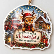 Christmas Snowman Cardinal Birdhouse Hanging Sign – Holiday - MintiHome