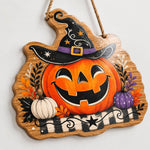 Three Witches Pumpkins MDF Wood Hanging Wall Decor – Mushrooms - MintiHome