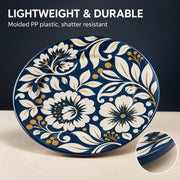 Daily Decorative Charger Plate – Red Starburst Bloom - MintiHome